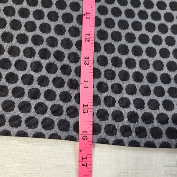 Gap A Line Short SKIRT Womens Size XXL Gray Black Polka Dots Back Zip - Picture 7 of 16